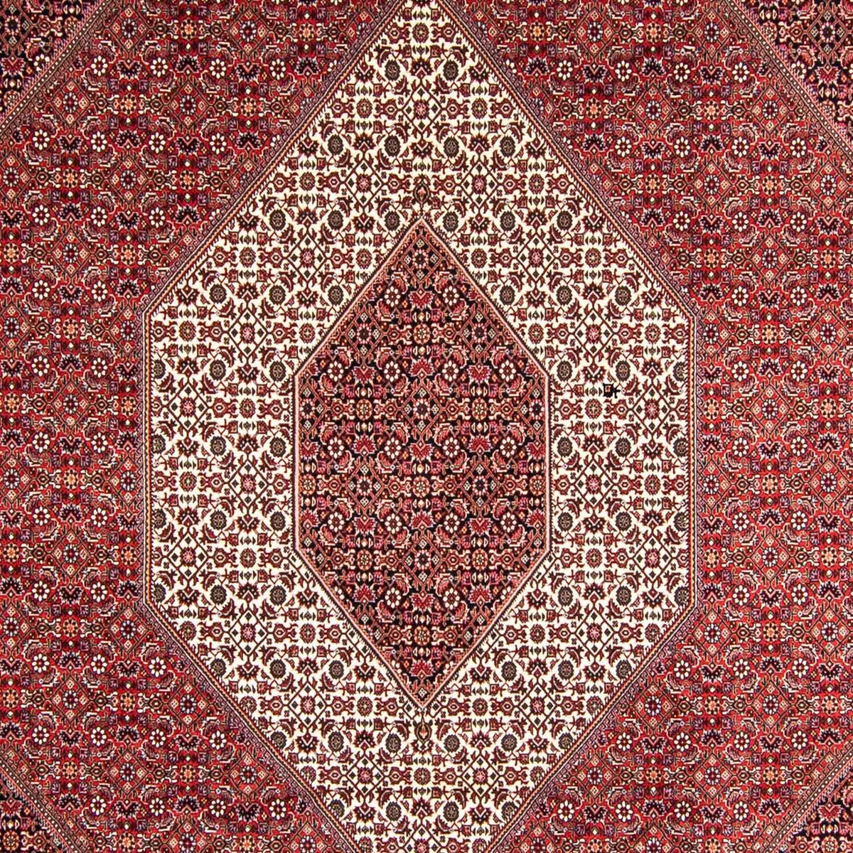 Perzisch tapijt - Bijar - 357 x 250 cm - licht rood