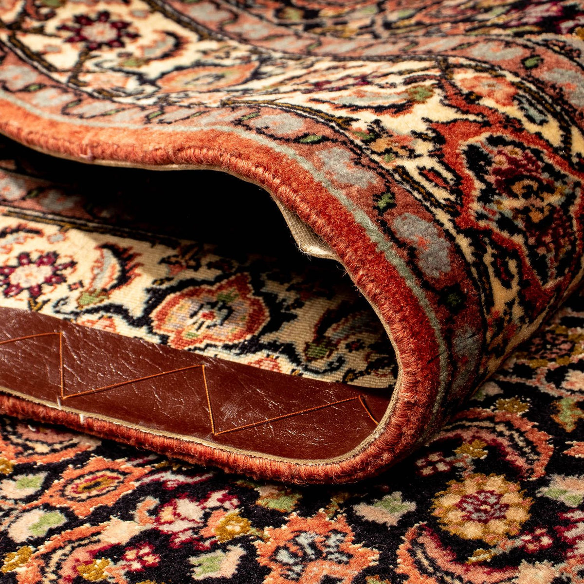 Loper Perzisch tapijt - Bijar - 298 x 82 cm - veelkleurig