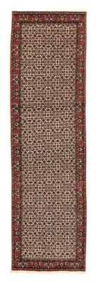 Loper Perzisch tapijt - Bijar - 294 x 82 cm - veelkleurig