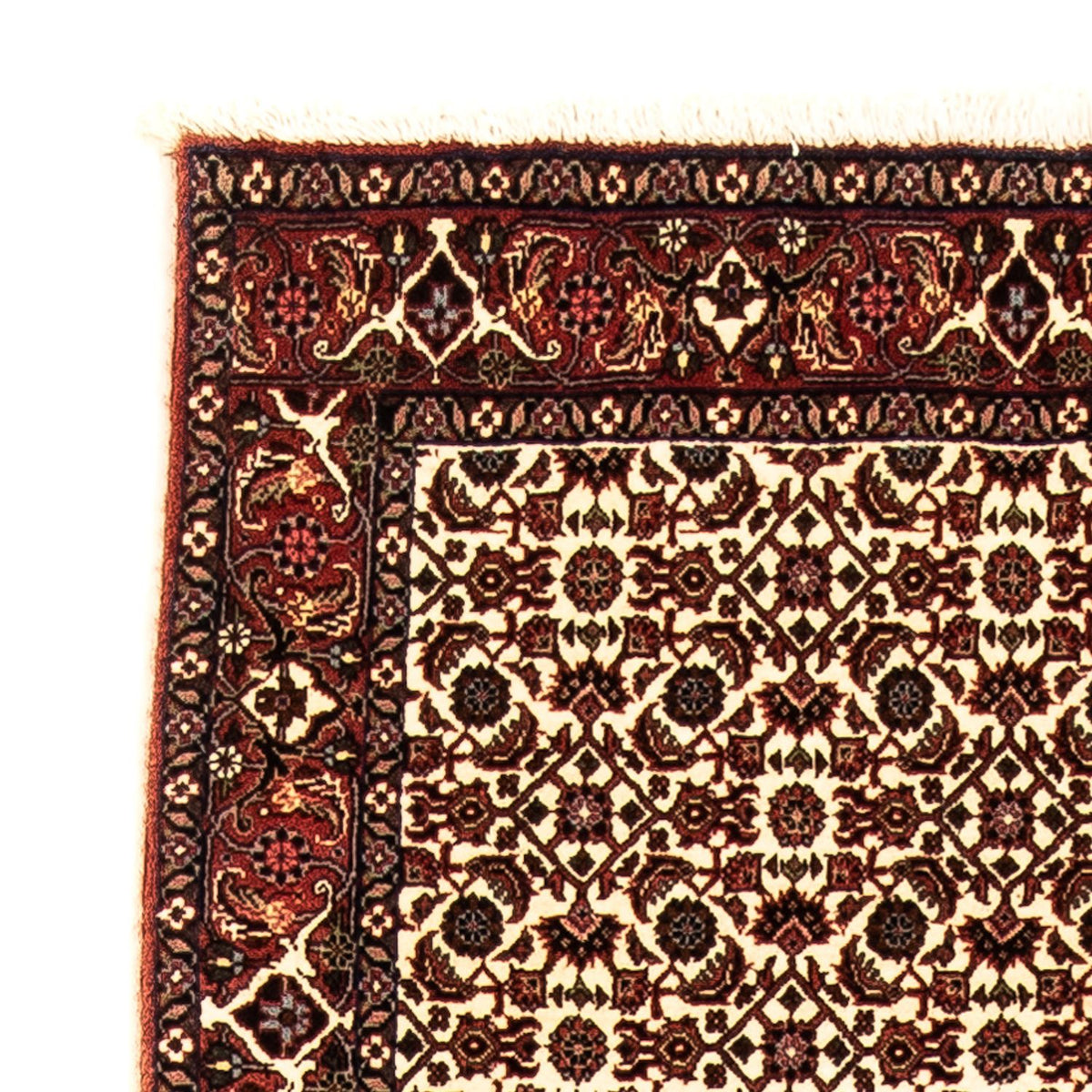 Loper Perzisch tapijt - Bijar - 294 x 82 cm - veelkleurig