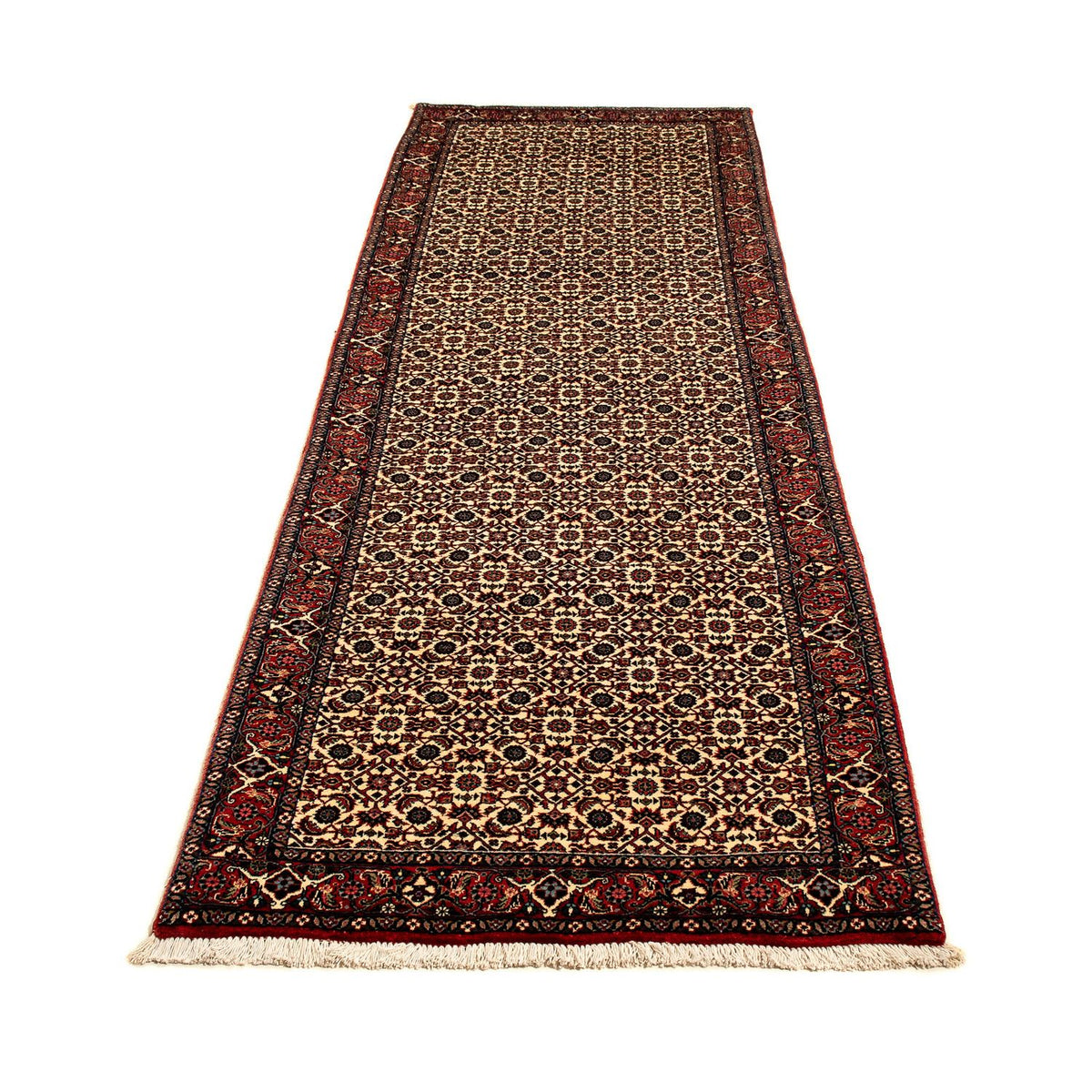 Loper Perzisch tapijt - Bijar - 294 x 82 cm - veelkleurig