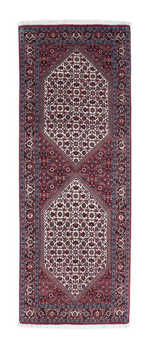 Loper Perzisch tapijt - Bijar - 203 x 73 cm - donkerblauw