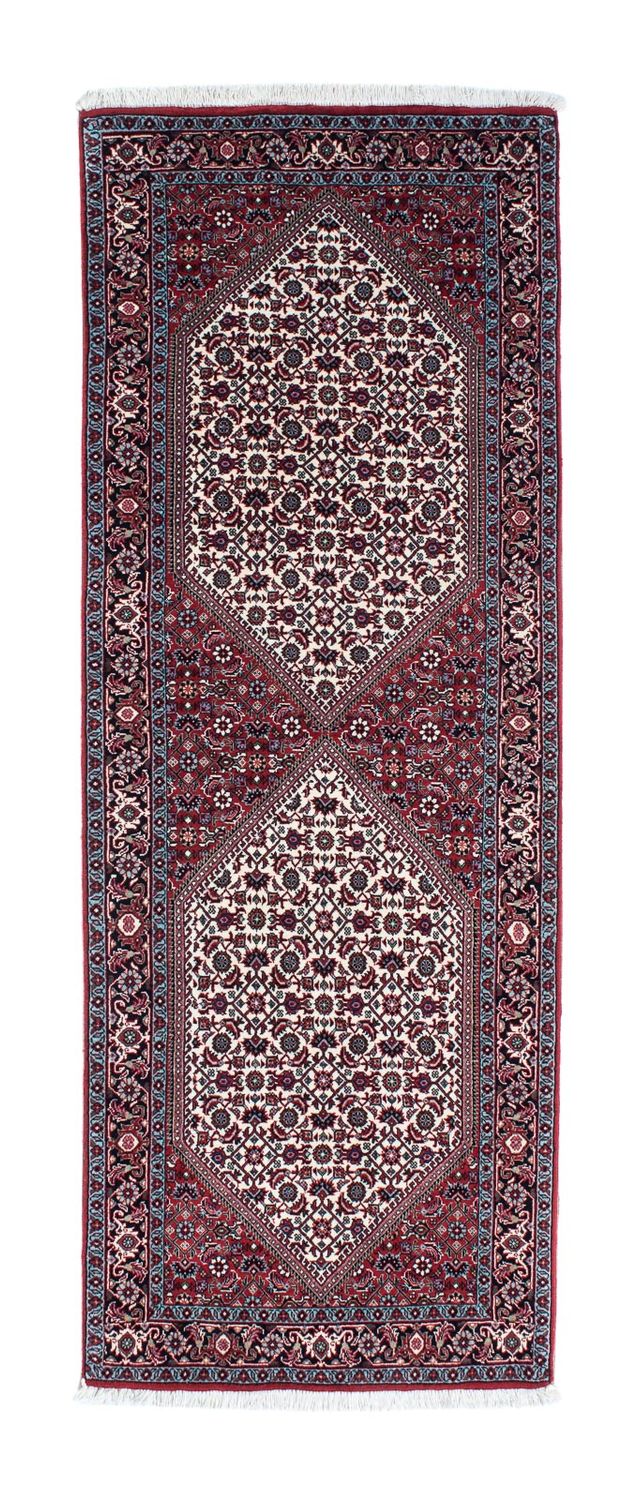 Loper Perzisch tapijt - Bijar - 203 x 73 cm - donkerblauw
