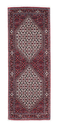 Loper Perzisch tapijt - Bijar - 199 x 73 cm - donkerrood