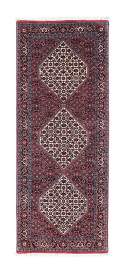 Loper Perzisch tapijt - Bijar - 198 x 75 cm - rood
