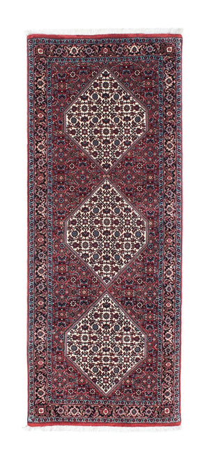 Loper Perzisch tapijt - Bijar - 198 x 75 cm - rood