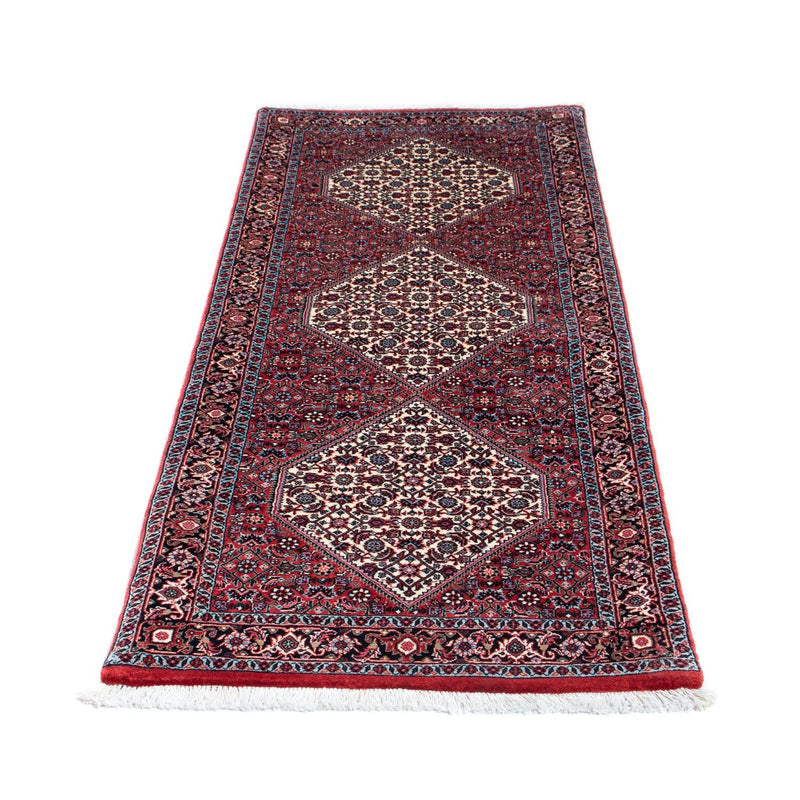 Loper Perzisch tapijt - Bijar - 198 x 75 cm - rood