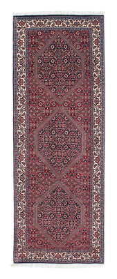 Loper Perzisch tapijt - Bijar - 205 x 72 cm - donkerblauw