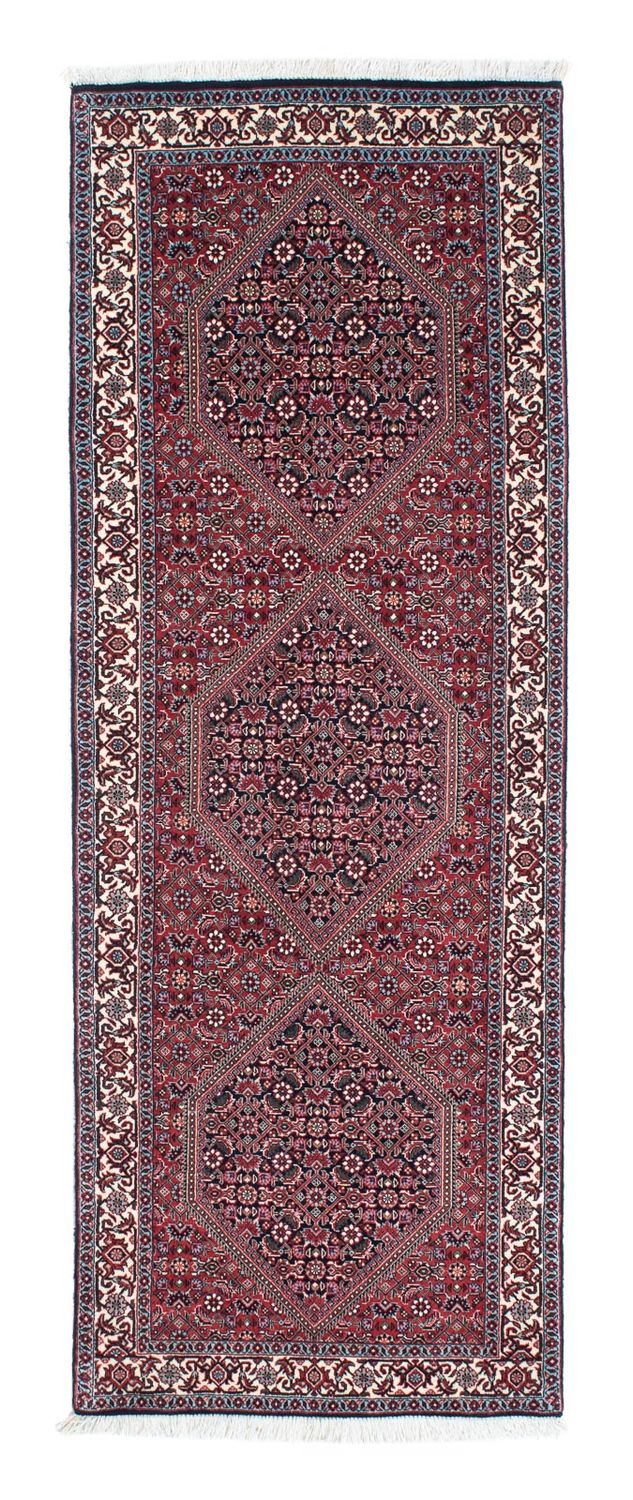 Loper Perzisch tapijt - Bijar - 205 x 72 cm - donkerblauw