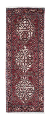 Loper Perzisch tapijt - Bijar - 197 x 74 cm - rood
