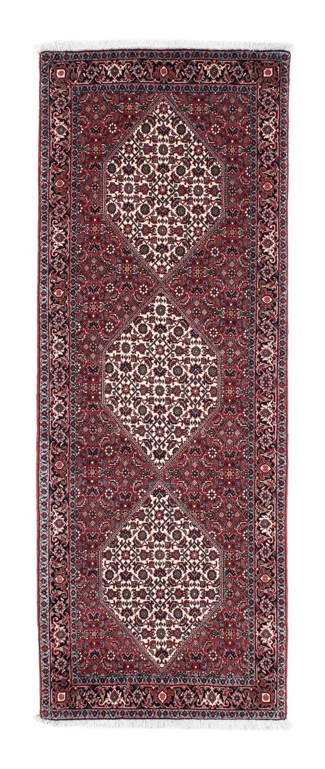 Loper Perzisch tapijt - Bijar - 197 x 74 cm - rood