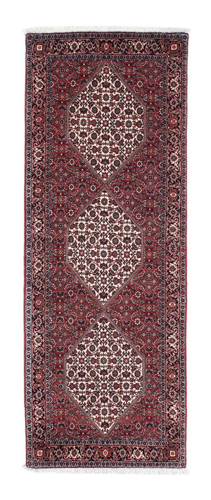 Loper Perzisch tapijt - Bijar - 197 x 74 cm - rood