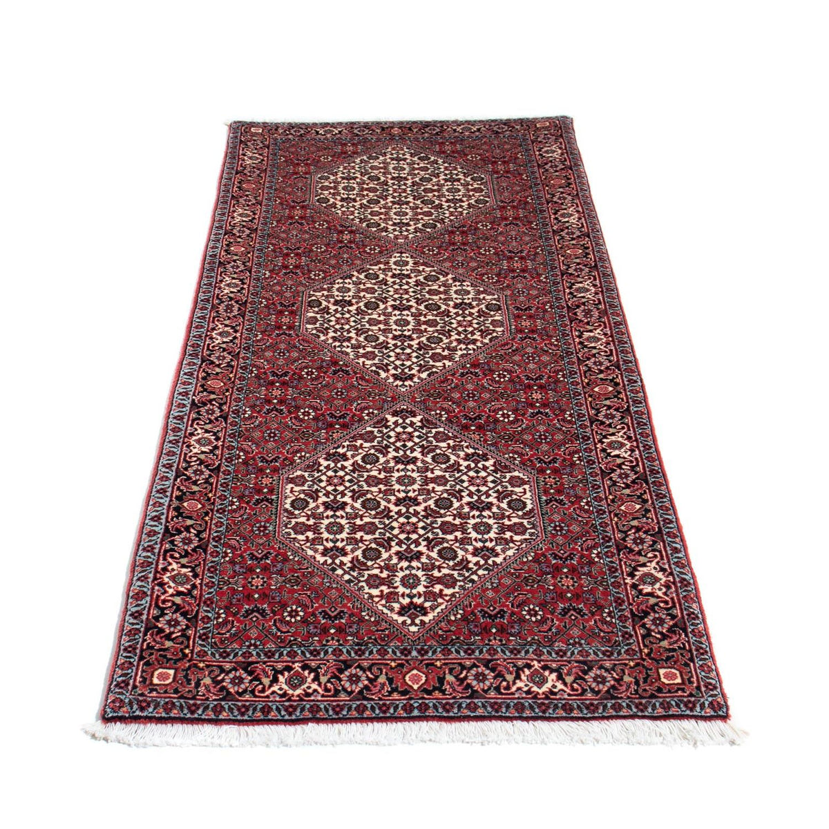 Loper Perzisch tapijt - Bijar - 197 x 74 cm - rood