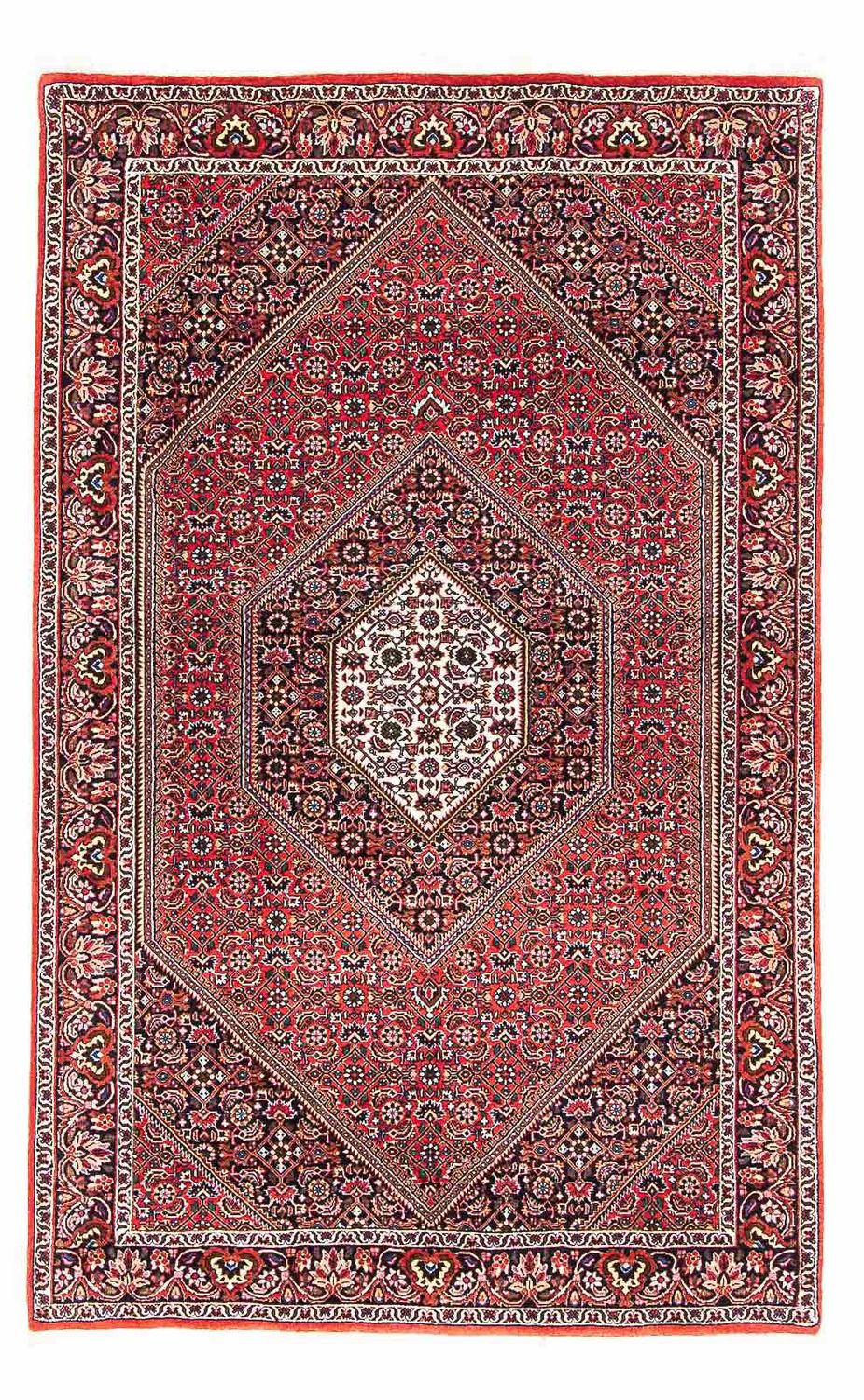 Perzisch tapijt - Bijar - 170 x 109 cm - rood