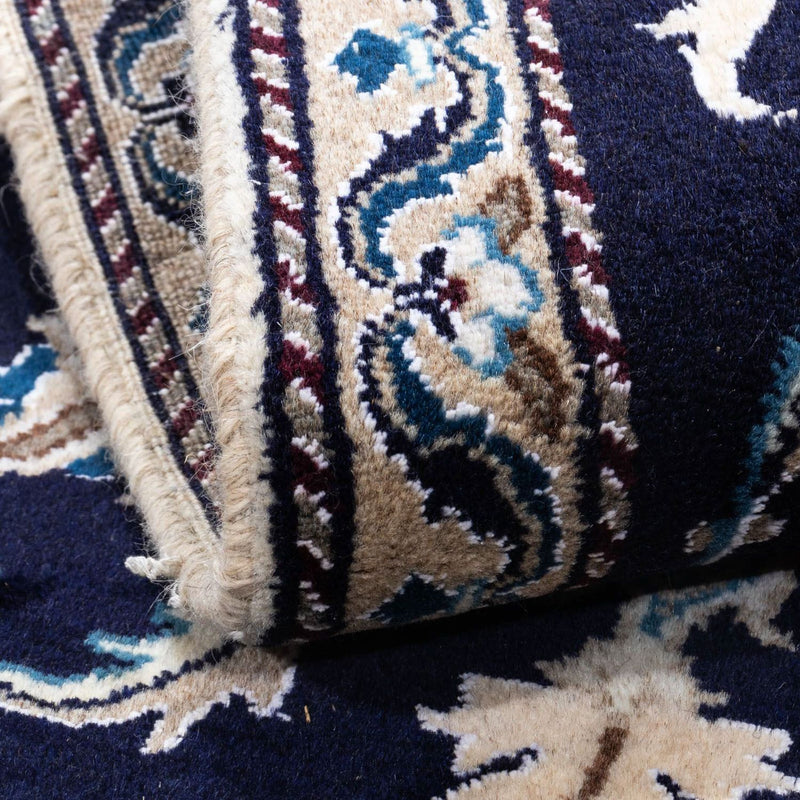 Perzisch tapijt - Nain - 134 x 65 cm - donkerblauw