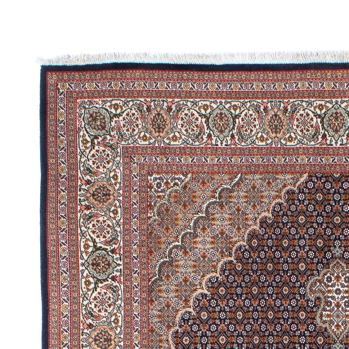 Perzisch tapijt - Tabriz - 210 x 155 cm - donkerbruin