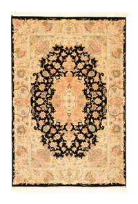 Perzisch tapijt - Tabriz - Royal - 150 x 100 cm - donkerblauw