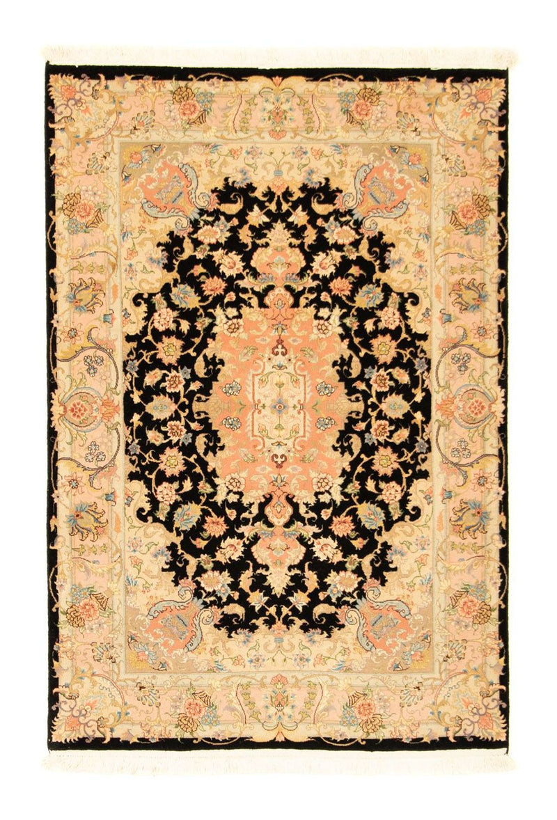 Perzisch tapijt - Tabriz - Royal - 150 x 100 cm - donkerblauw