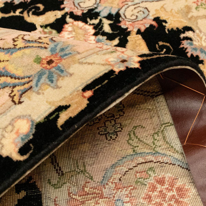 Perzisch tapijt - Tabriz - Royal - 150 x 100 cm - donkerblauw