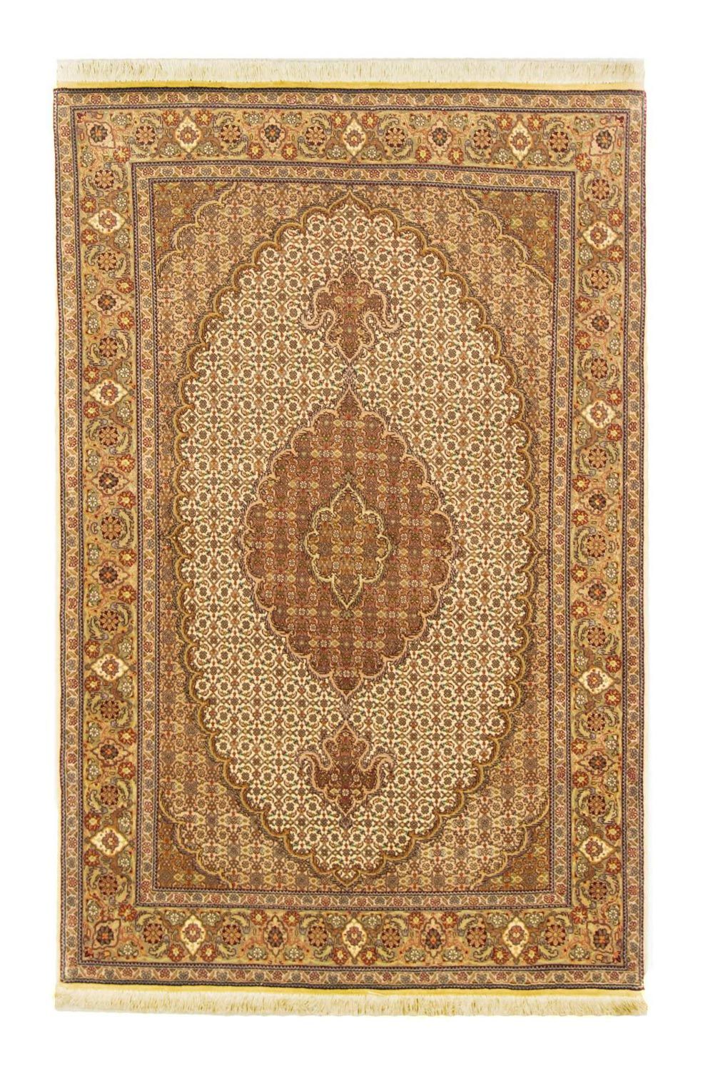 Perzisch tapijt - Tabriz - Royal - 153 x 105 cm - beige