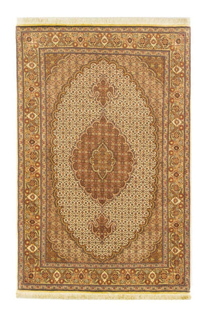 Perzisch tapijt - Tabriz - Royal - 153 x 105 cm - beige