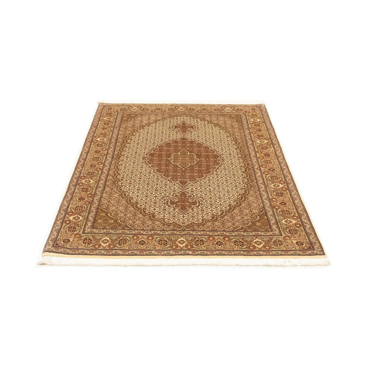 Perzisch tapijt - Tabriz - Royal - 153 x 105 cm - beige