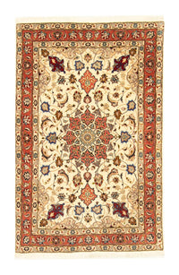 Perzisch tapijt - Tabriz - Royal - 148 x 97 cm - beige