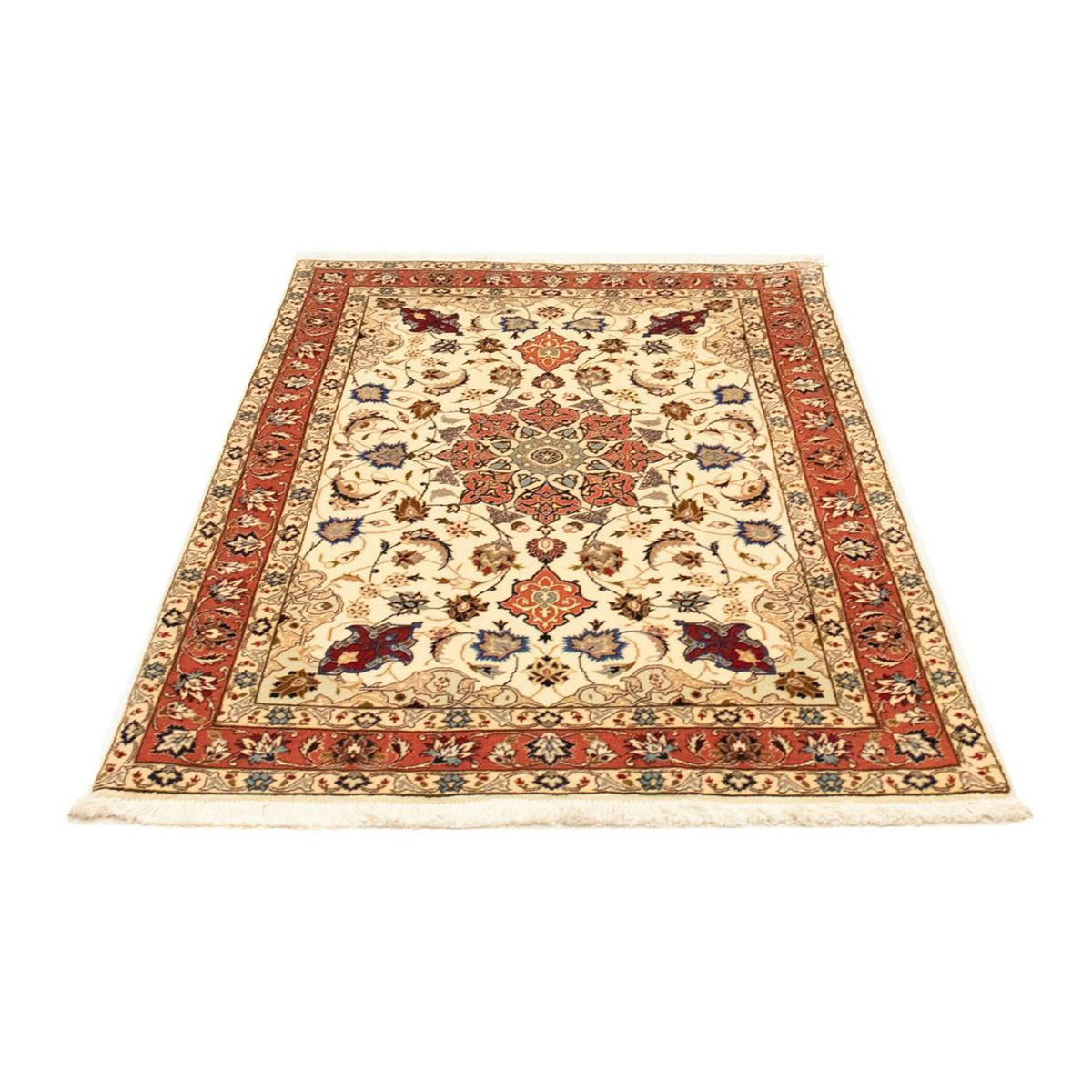 Perzisch tapijt - Tabriz - Royal - 148 x 97 cm - beige