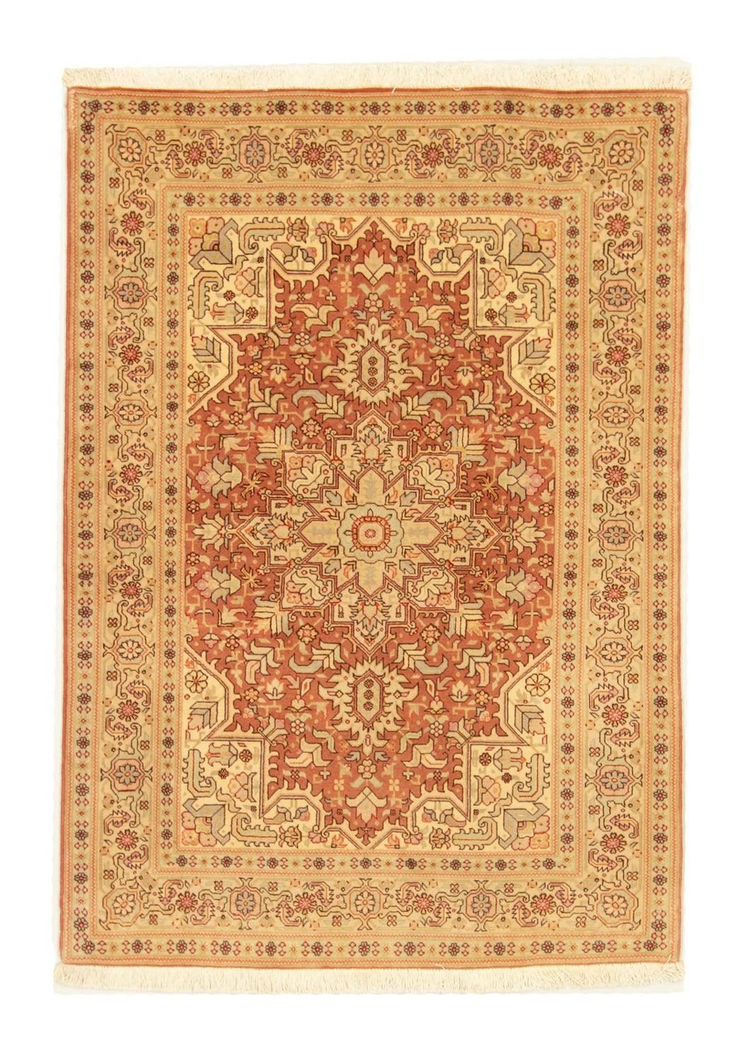 Perzisch tapijt - Tabriz - Royal - 143 x 103 cm - roest