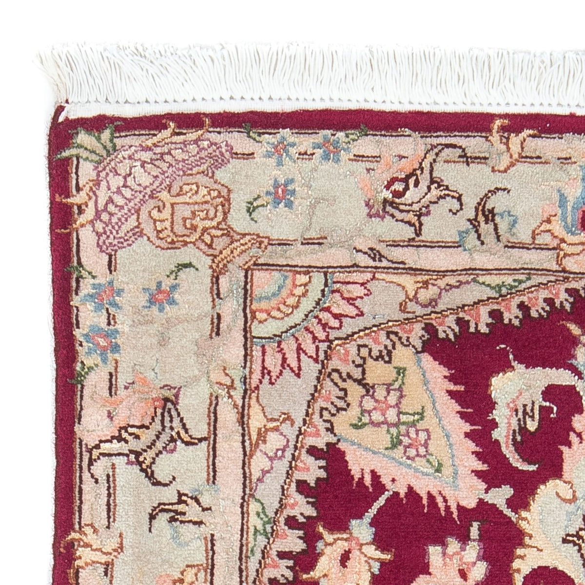 Perzisch tapijt - Tabriz - Royal - 87 x 59 cm - donkerrood