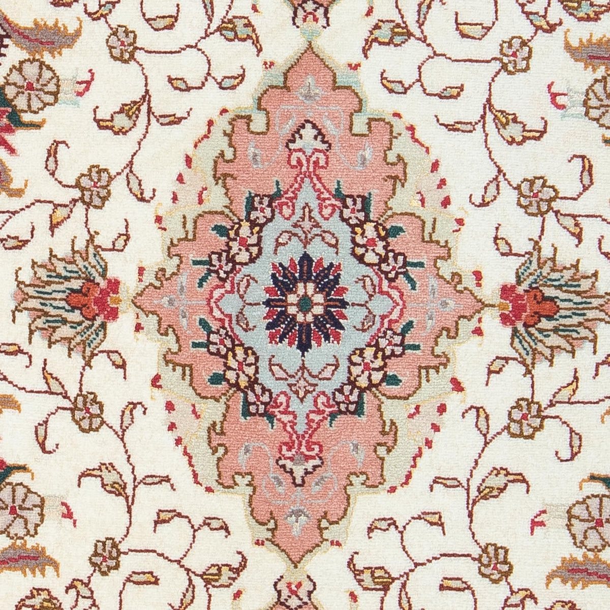 Perzisch tapijt - Tabriz - Royal - 99 x 59 cm - beige
