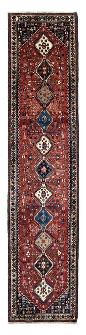 Loper Perzisch Tapijt - Nomadisch - 382 x 83 cm - donkerrood