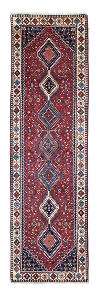 Loper Perzisch tapijt - Bijar - 293 x 82 cm - donkerrood