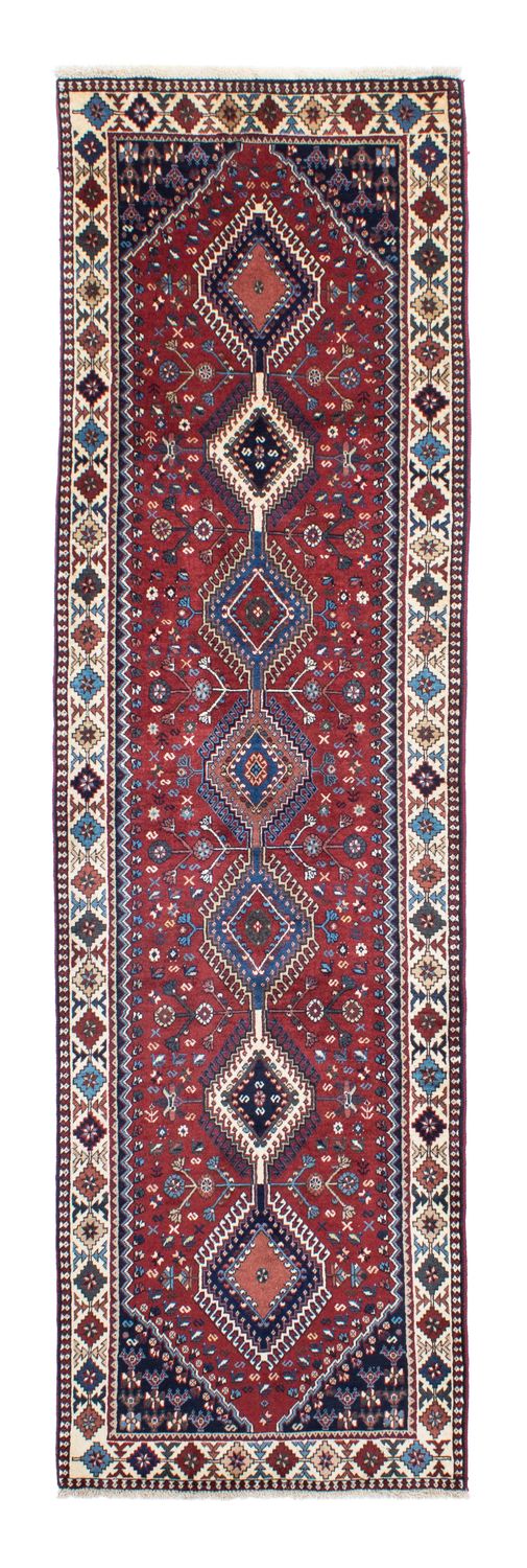 Loper Perzisch tapijt - Bijar - 293 x 82 cm - donkerrood