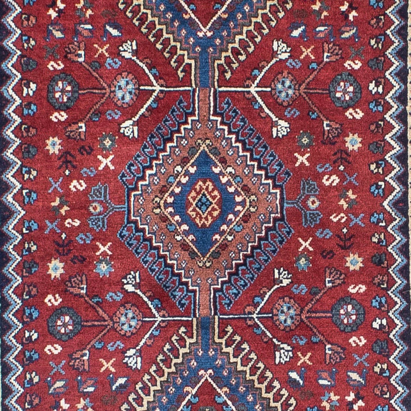 Loper Perzisch tapijt - Bijar - 293 x 82 cm - donkerrood