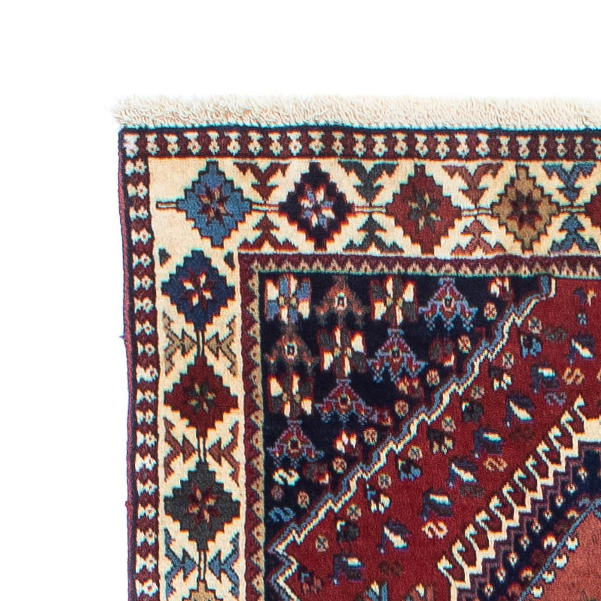 Loper Perzisch tapijt - Bijar - 293 x 82 cm - donkerrood