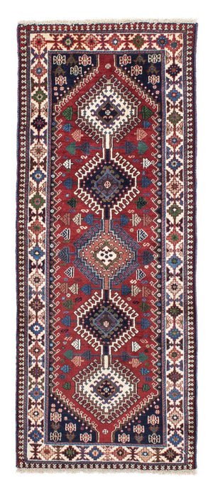 Loper Perzisch Tapijt - Nomadisch - 194 x 80 cm - donkerrood