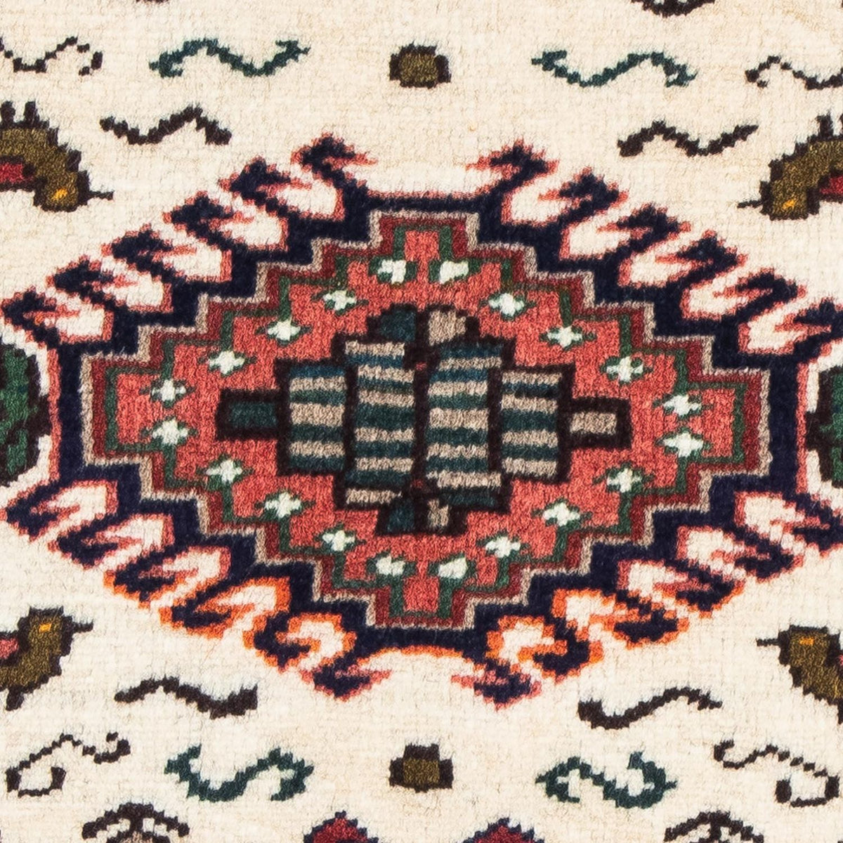 Perzisch Tapijt - Nomadisch - 96 x 63 cm - beige