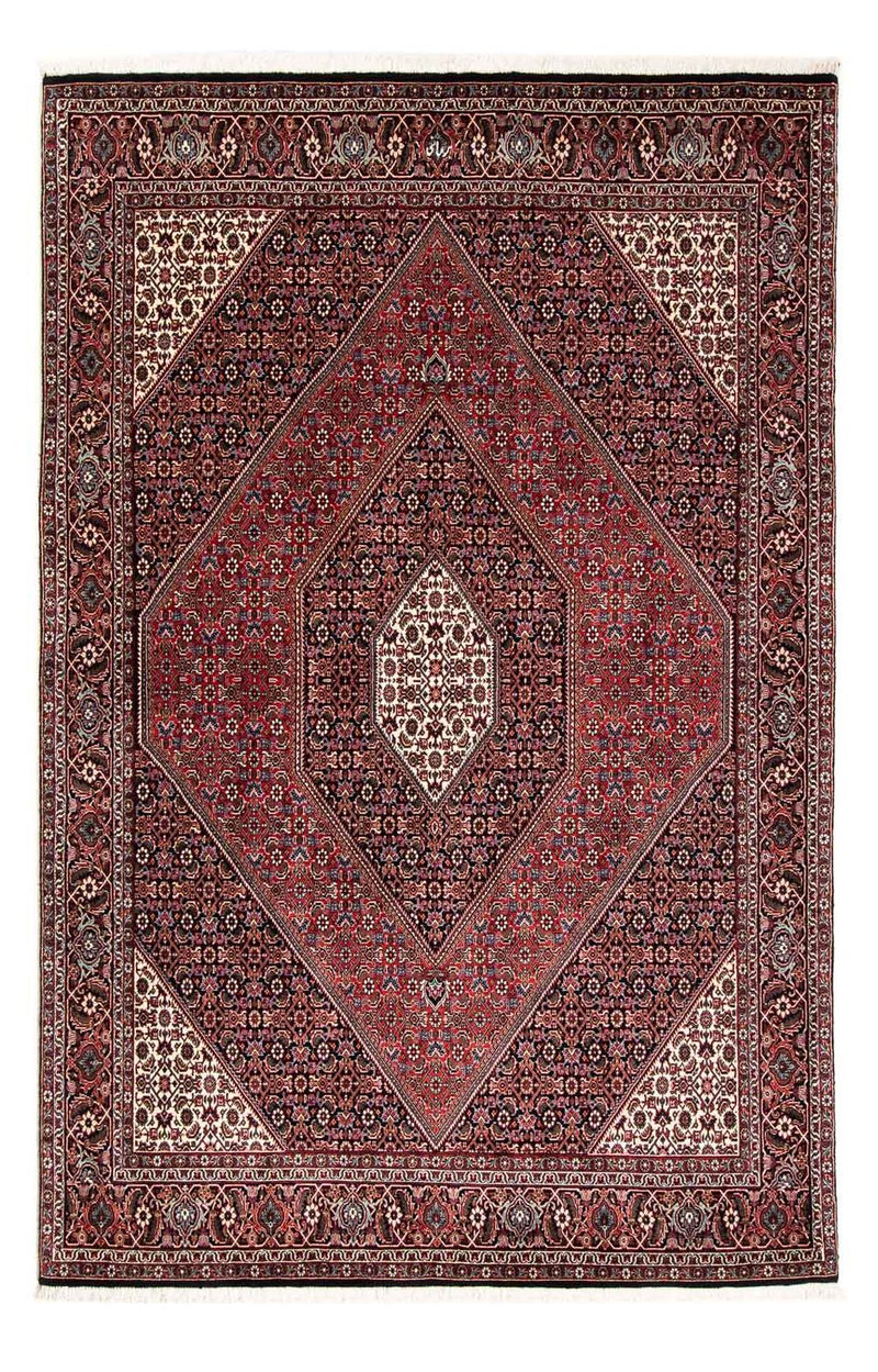 Perzisch tapijt - Bijar - 246 x 167 cm - donkerrood