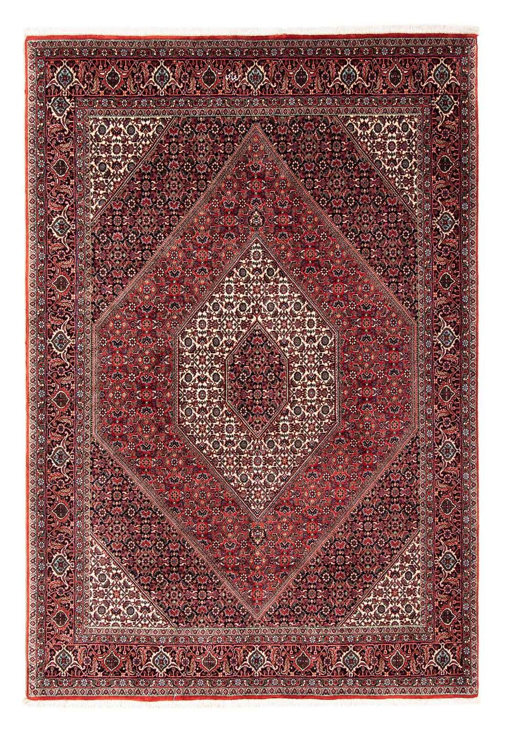 Perzisch tapijt - Bijar - 245 x 167 cm - donkerrood