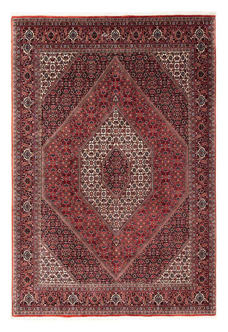 Perzisch tapijt - Bijar - 245 x 167 cm - donkerrood
