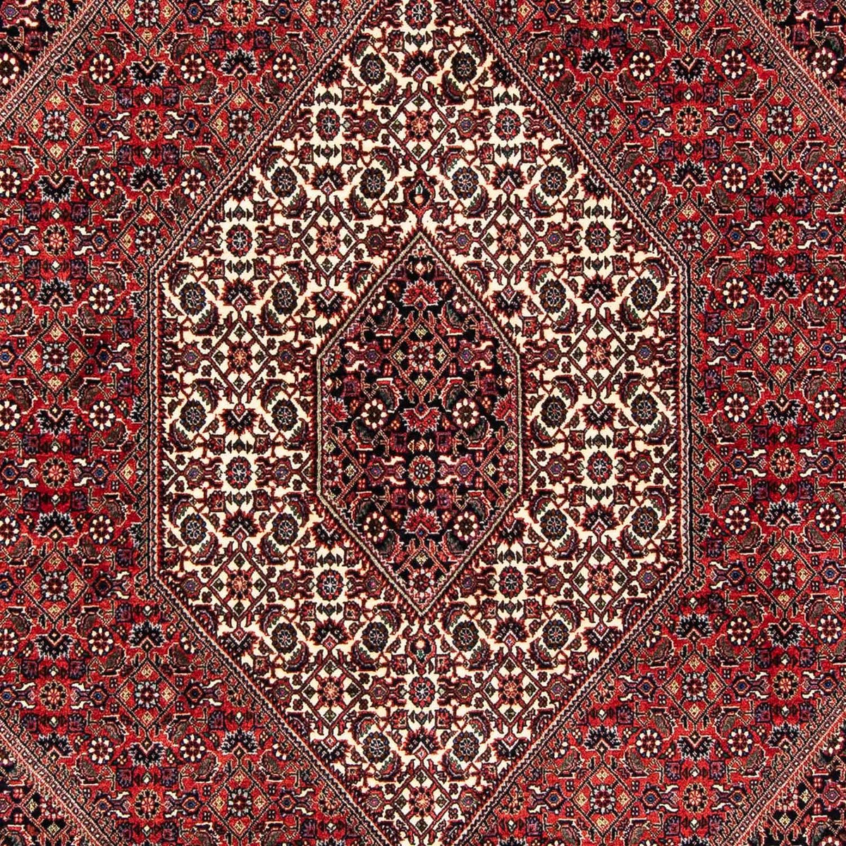 Perzisch tapijt - Bijar - 245 x 167 cm - donkerrood