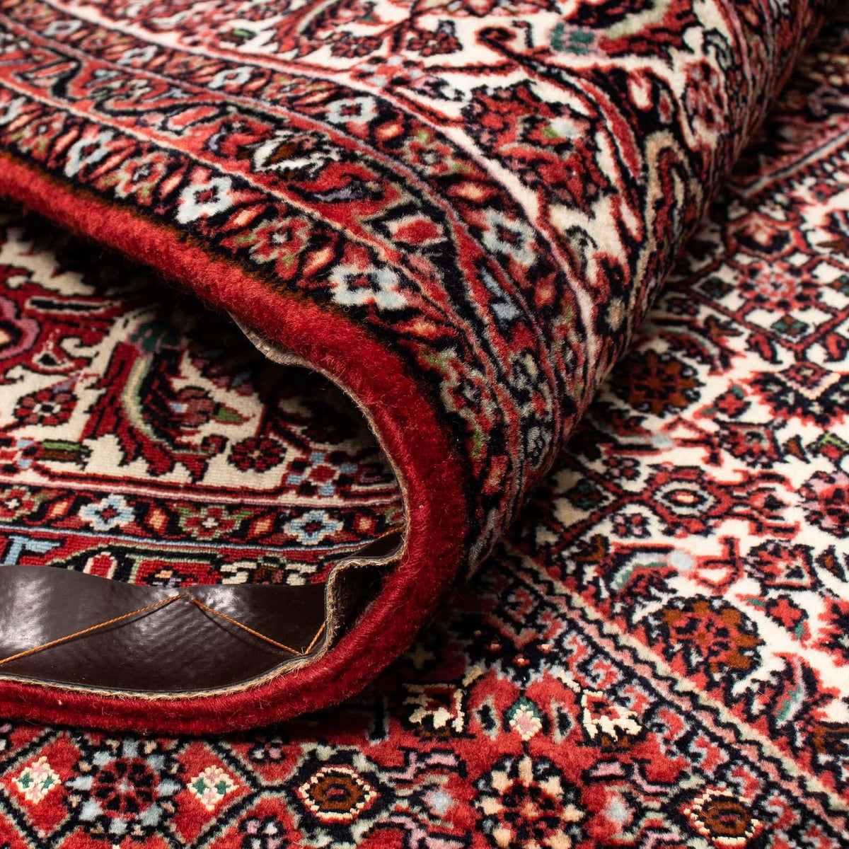 Perzisch tapijt - Bijar - 252 x 208 cm - donkerrood