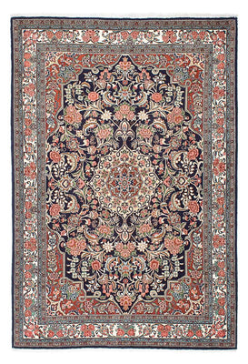 Perzisch tapijt - Bijar - 207 x 140 cm - donkerblauw