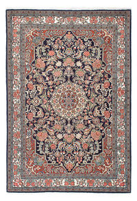 Perzisch tapijt - Bijar - 207 x 140 cm - donkerblauw