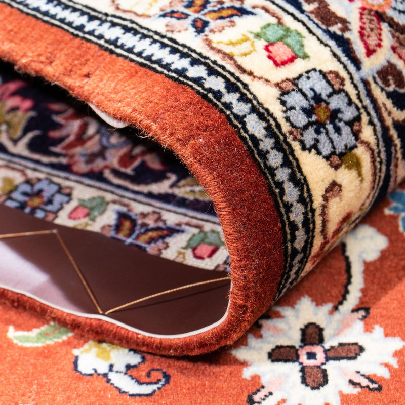 Perzisch tapijt - Ghom - 181 x 136 cm - donkerrood