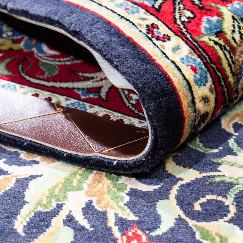 Perzisch tapijt - Ghom - 204 x 135 cm - donkerblauw