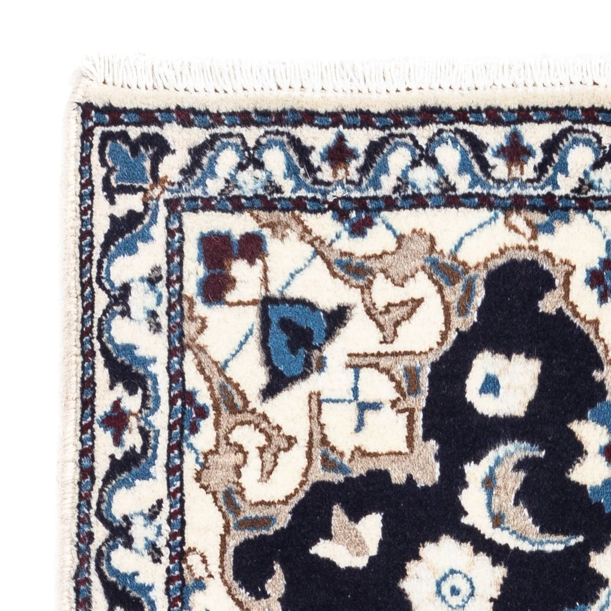 Perzisch tapijt - Nain - 134 x 69 cm - donkerblauw