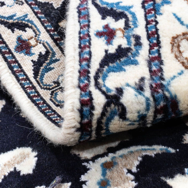 Perzisch tapijt - Nain - 134 x 69 cm - donkerblauw