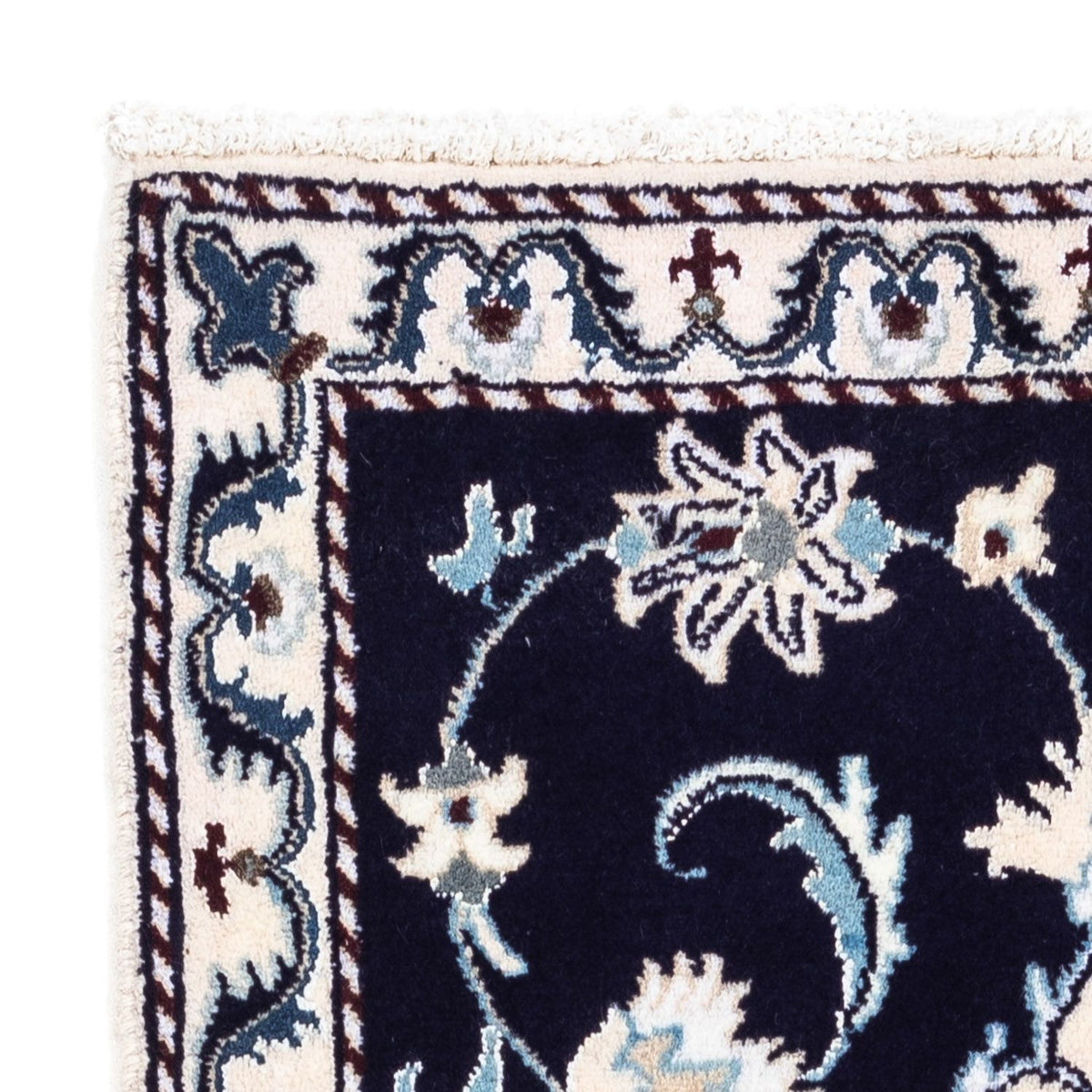 Perzisch tapijt - Nain - 135 x 66 cm - donkerblauw